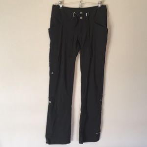 Columbia Black Roll-Up Hiking Pants Bootcut